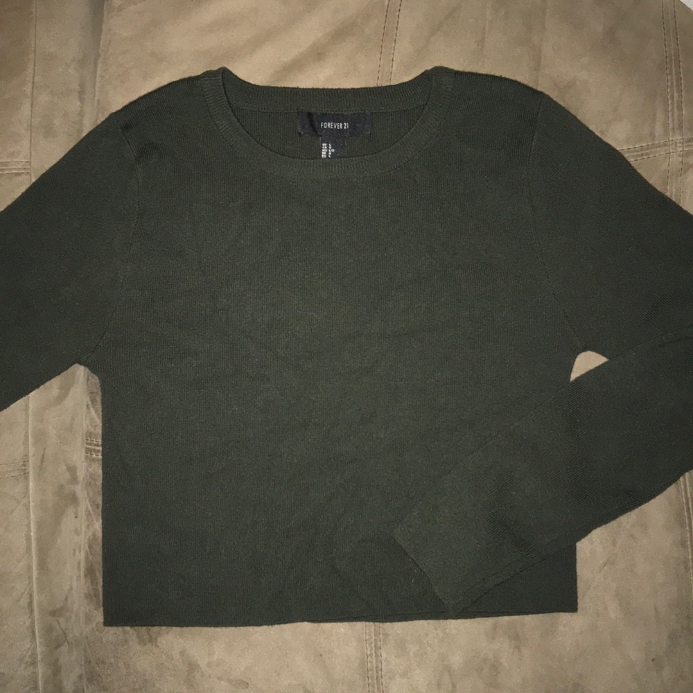 Forever 21 Long sleeve crop top